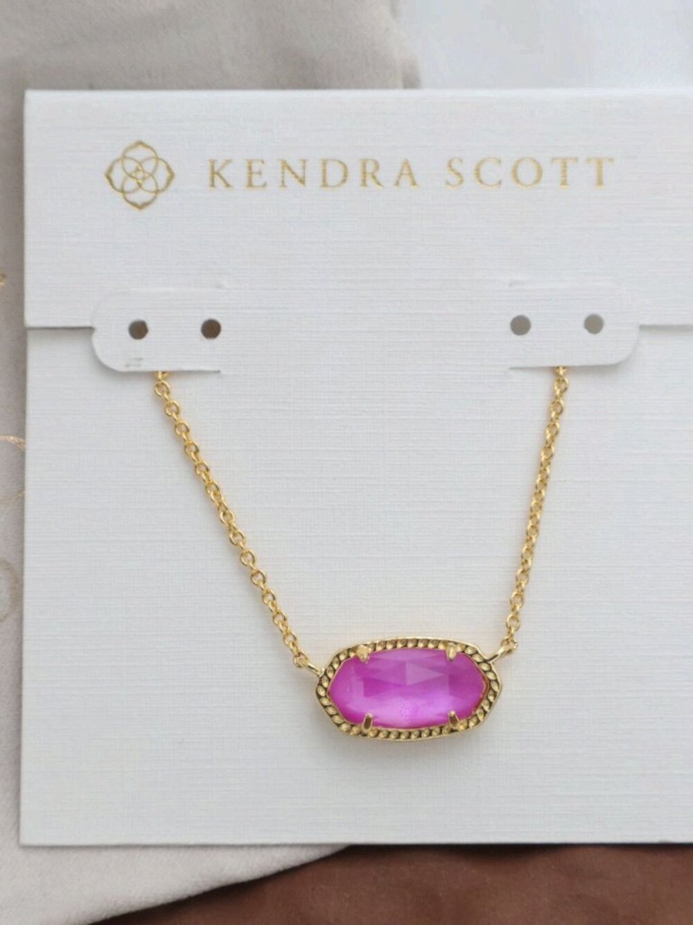 Kendra Scott Elisa Azalea Illusion Necklace Gold